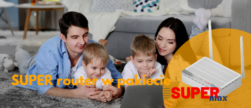 SUPER router w pakiecie SUPERmax